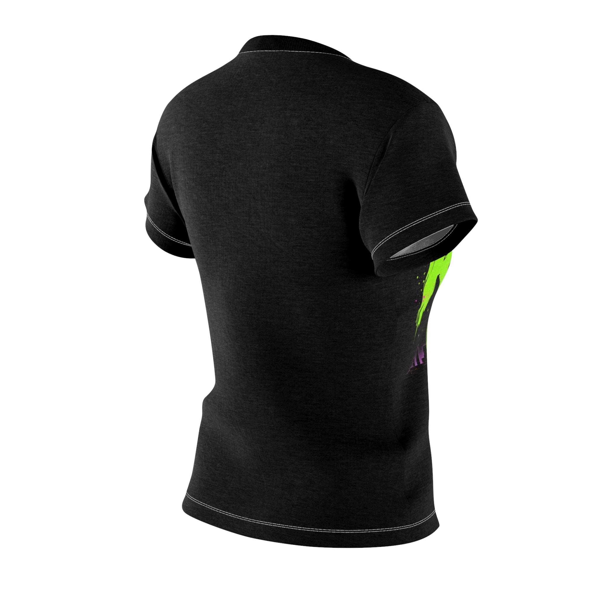 Rebel Graffiti Women's Tee — Neon Street Style Urban Vibe