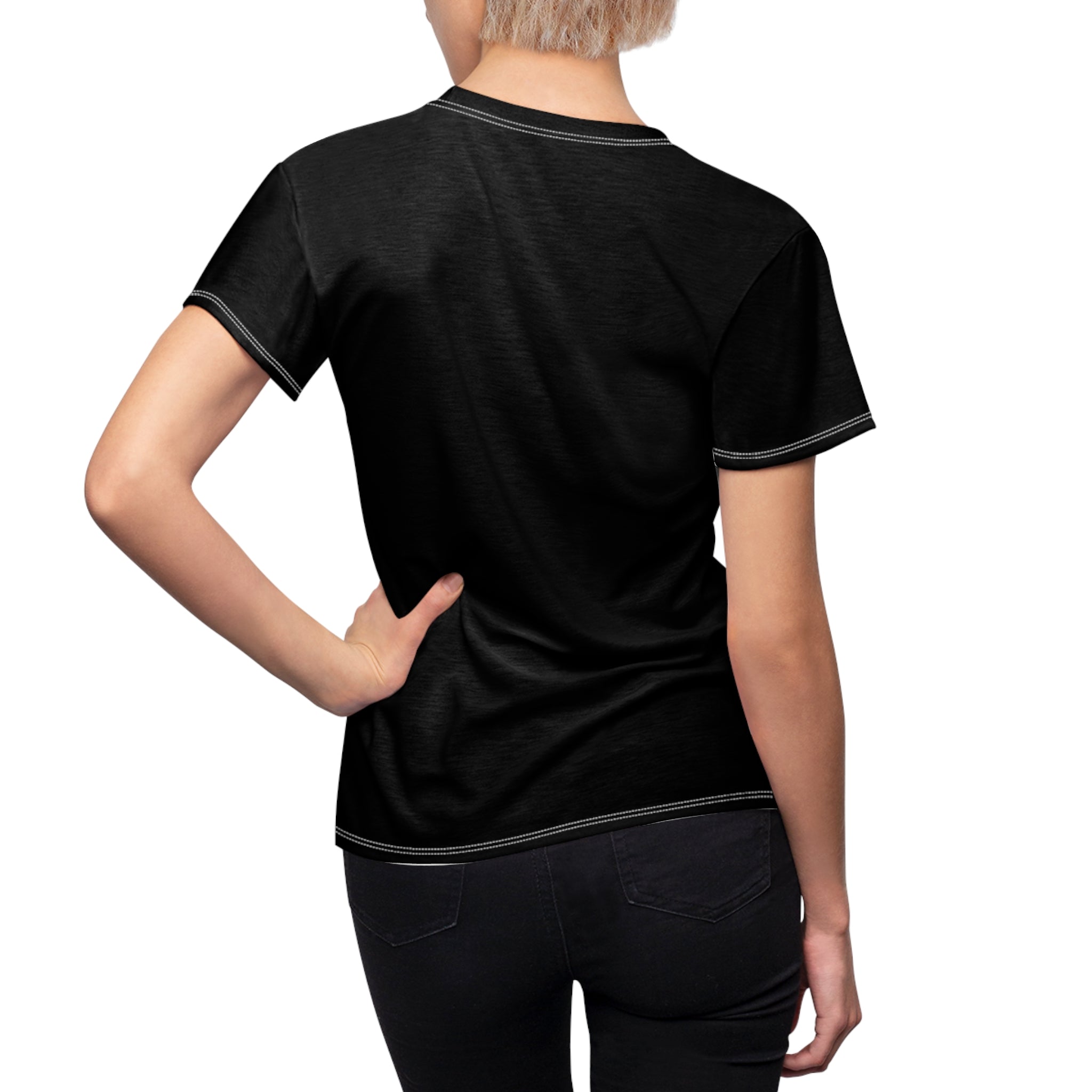 Rebel Graffiti Women's Tee — Neon Street Style Urban Vibe