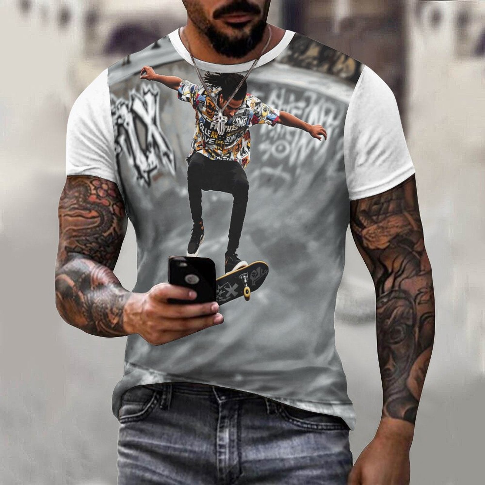 S+L "Streetstyle" Cotton Comfort Short-Sleeve T-Shirt