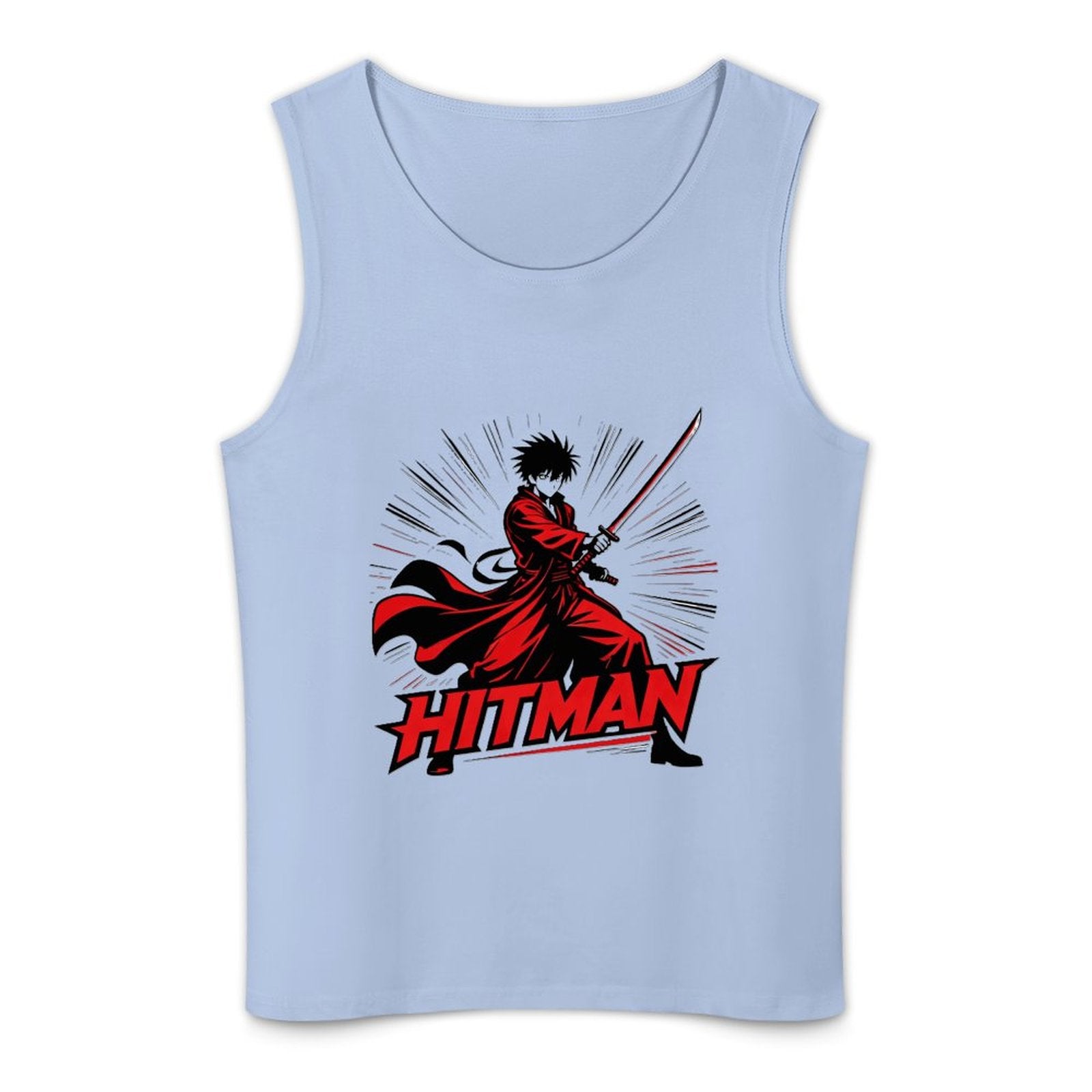 HITMAN INK "Anime" Men's Cotton Tank Top